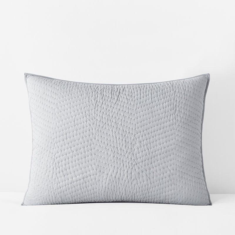 Voile Sham - Gray, Standard