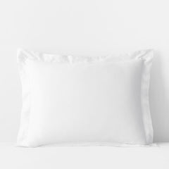 Classic Smooth Rayon Made From Bamboo Sateen Sham - White, Standard