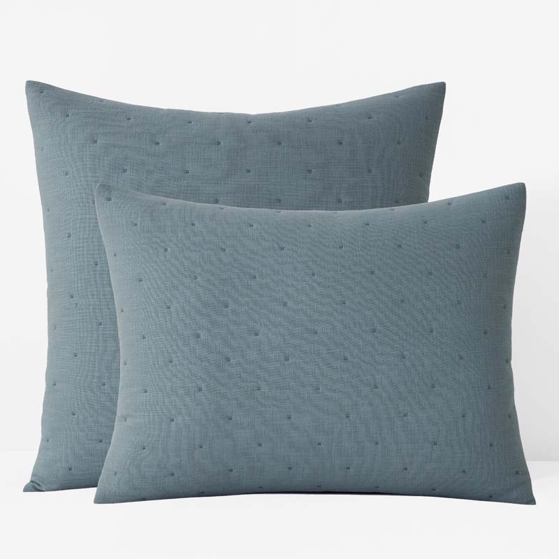 Petite Tufted Quilted Sham - Mineral, Standard
