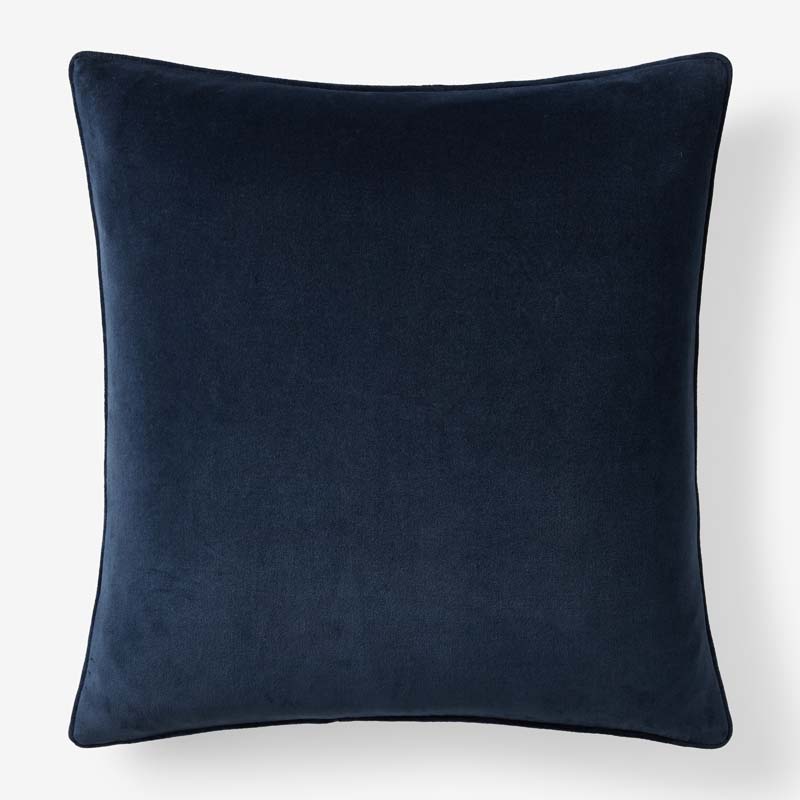 Velvet Decorative Square Pillow Cover - Indigo,  24 in. x 24 in.