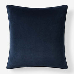 Velvet Decorative Square Pillow Cover - Indigo,  24 in. x 24 in.