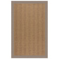 Sunbrella Herringbone Bordered Indoor/Outdoor Rug - Taupe, 2' 6" x 8' Runner