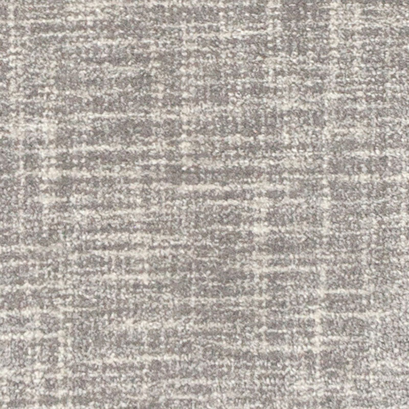 Crosshatch Hand Hooked Wool Rug -  Gray, 6' x 9'