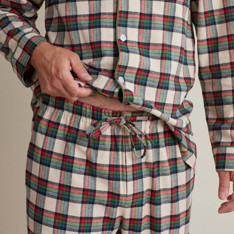 Family Flannel Men's Button-Down Pajama Set - Idyllwild, XXXL