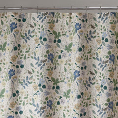 Strawberry Fields Classic Cool Cotton Percale Shower Curtain - Beige
