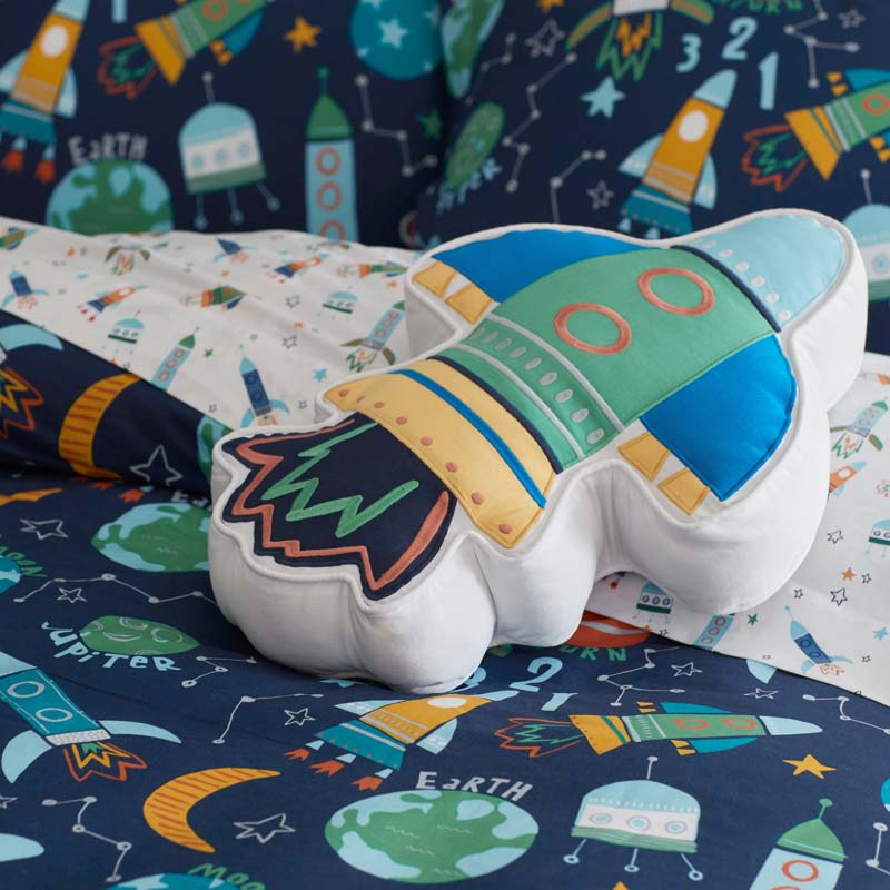 Decorative Shaped Pillow - Rocket