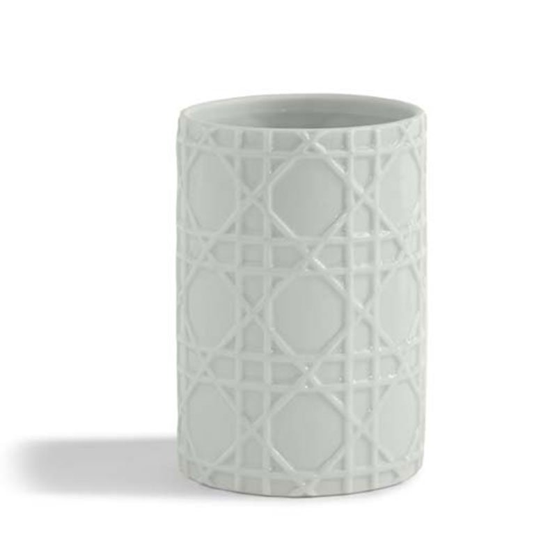 Porcelain Lattice Tumbler - White