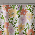 Whimsy Garden Classic Cool Cotton Percale Shower Curtain - Multi