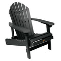 Folding and Reclining Adirondack Chair - Black