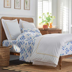 Summer Prints Classic Cool Cotton Percale Duvet Cover - Fish Swim, Full/Queen