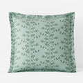 Climbing Vines Classic Cool Cotton Percale Sham - Sage Green, Euro