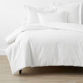 Classic Smooth Wrinkle-Free Sateen Bed Duvet Cover - White, Full/Queen
