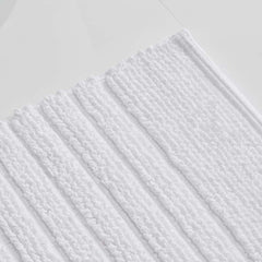 Textured Handwoven Cotton Bath Rug - Stripe, 17 in. x 24 in.