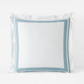 Double Border Premium Smooth Supima® Cotton Wrinkle-Free Sateen Sham - Cloud, Euro