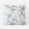 Manor Floral Premium Smooth Sateen Reversible Sham - Blue, Euro