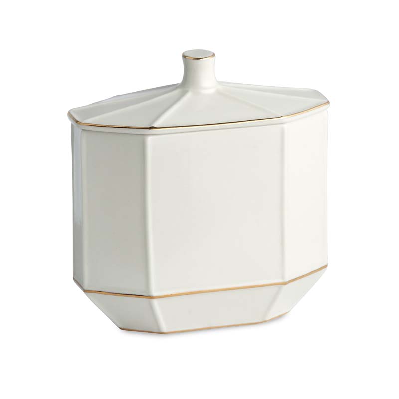 Luxe Cotton Jar - Cream and Gold