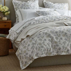 Whispering Garden Premium Smooth Wrinkle-Free Sateen Comforter - Gray Multi, Full/Queen