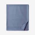 Classic Smooth Wrinkle-Free Sateen Flat Bed Sheet - Infinity Blue, Full