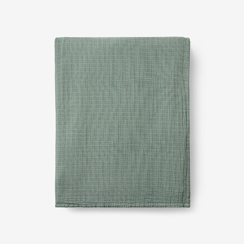 Gossamer Cotton Throw - Thyme