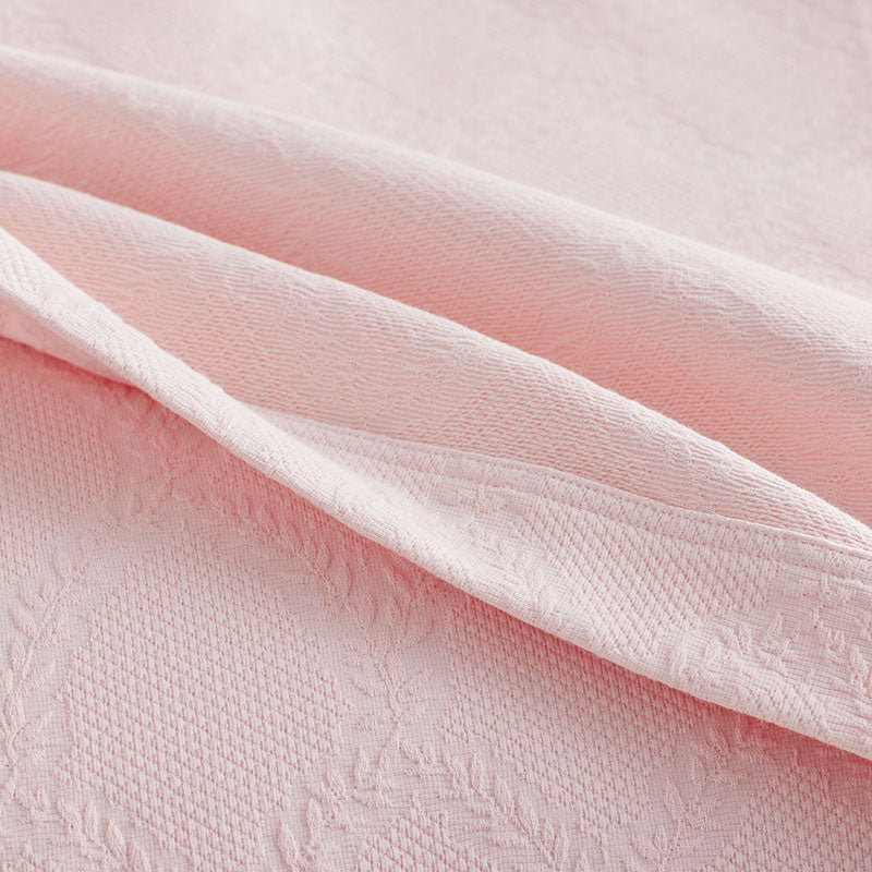 Laurel Matelasse Sham - Soft Pink, Standard