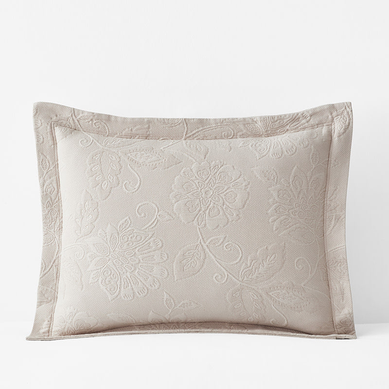 Putnam Cotton Matelassé Sham - Dune