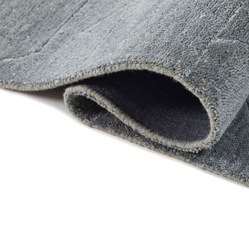 Relief Hand Tufted Wool Rug -  Blue, 2' x 3'