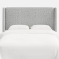 Gramercy Textured Linen Headboard - Pumice, Full