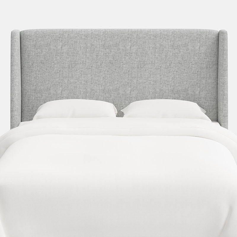 Gramercy Textured Linen Headboard - Pumice, Full