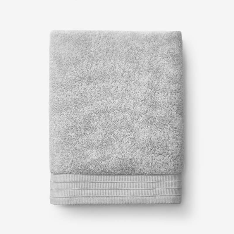 Plush Spa Solid Bath Towel - Gray
