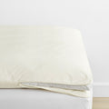 Classic Cool Cotton Percale Mattress Topper Cover - Cream, King