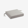 Replacement Boxed Edge Chair Cushion - Silver, 16 in. x 15 in.