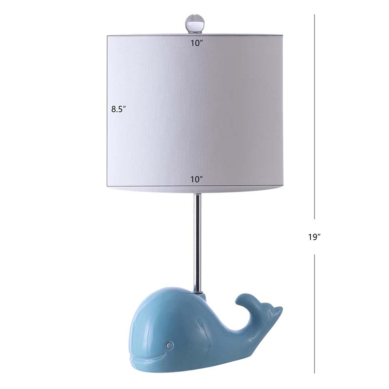 Ceramic Animal Table Lamp - Blue, Whale