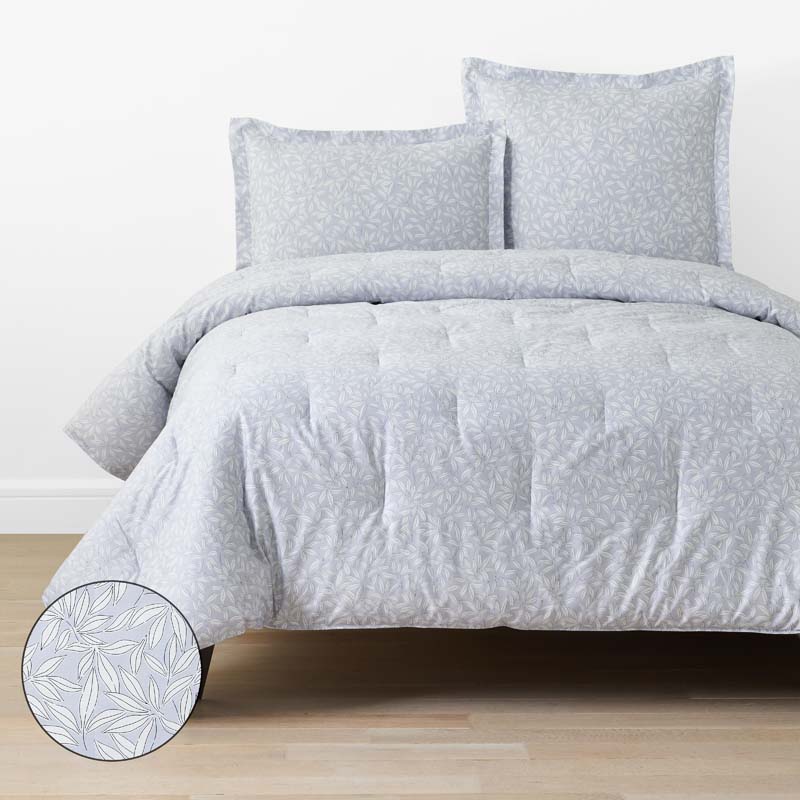 Whispering Petal Classic Smooth Sateen Comforter - Lilac, Full/Queen