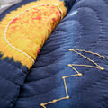 Space Travel Handcrafted Cotton Sham - Multi, Standard
