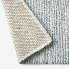 Thin Stripe Bath Rug - Sea Spray, 21 in. x 34 in.