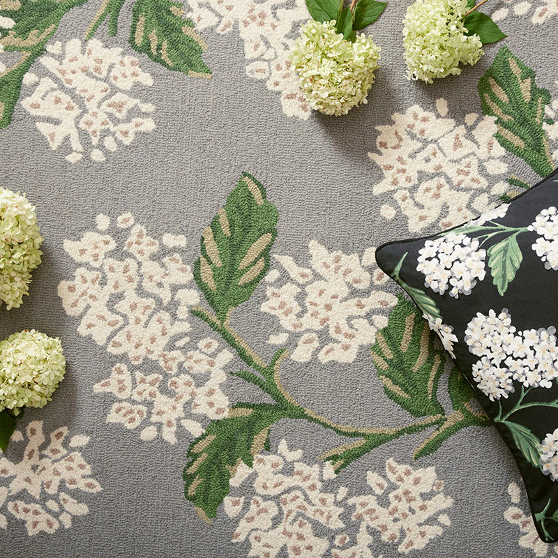 Joie Wool Rug - Hydrangea Gray, 7' 9" x 9' 9"