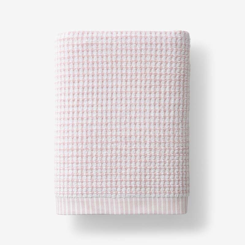 Textured Dot Bath Towel - Blush