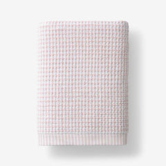 Textured Dot Bath Towel - Blush