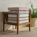 Replacement Boxed Edge Chair Cushion - Surround Stripe, 16 in. x 15 in.