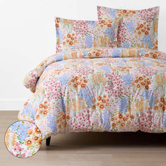 Garden Jubilee Classic Cool Cotton Percale Comforter - Multi, Twin/Twin XL