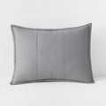 Quilted Sham - Light Gray, Standard