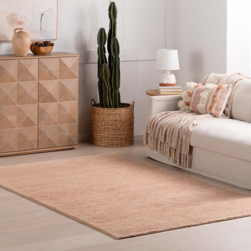 Ramsey Hand Knotted Wool Rug - Rose Quartz, 2' x 3'