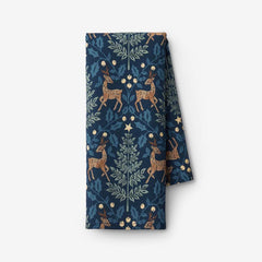 Seasonal Printed Tea Towels, Set of 2 - Reindeer