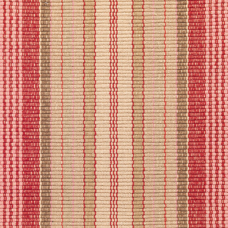Framboise Handwoven Cotton Rug - Red, 2' x 8'