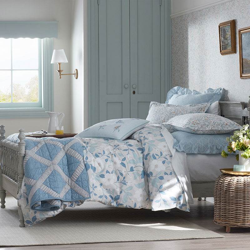 Bahati Quilted Sham - Blue Multi, Standard