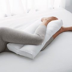Knee and Leg Posture Pillow Cover - White