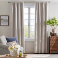 Velvet Blackout Window Curtain - Sand, 108 in.