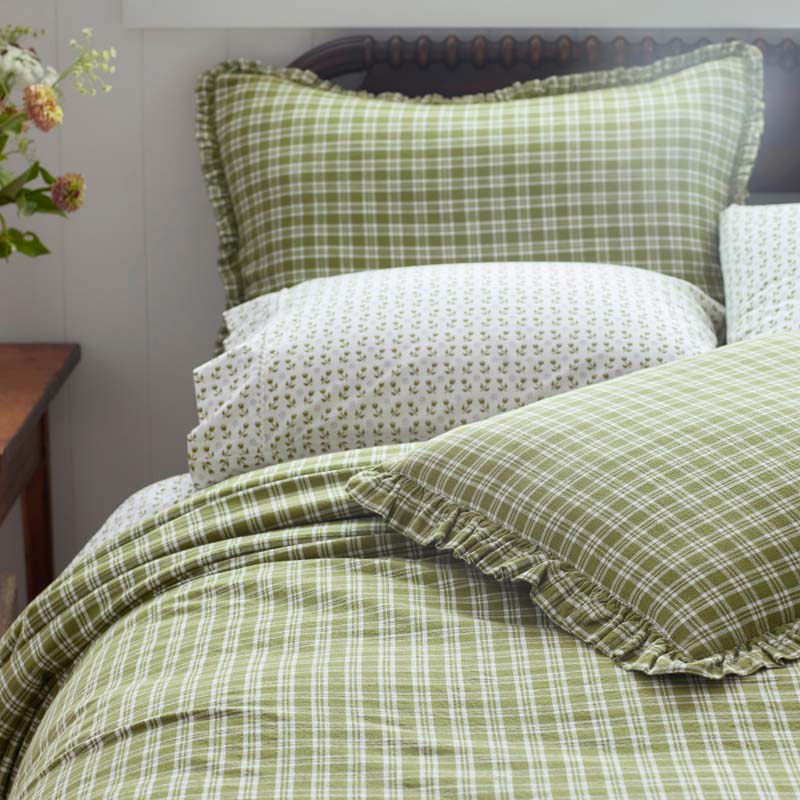 Classic Plaids Yarn-Dyed Cotton Duvet Cover - Henri Plaid, Twin/Twin XL