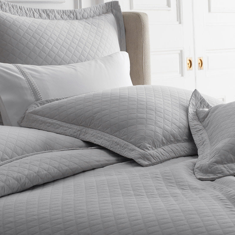 Norfolk Premium Smooth Egyptian Cotton Sateen Sham - Fog, Euro