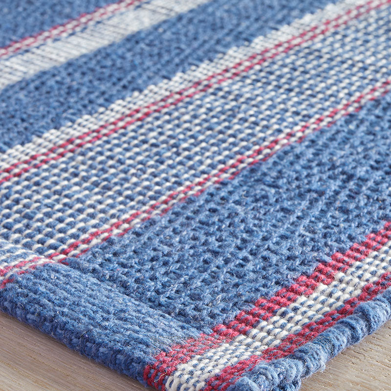 Camden Stripe Handwoven Cotton Rug
